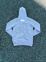 Load image into Gallery viewer, ONW DISTRESSED HOODIE “COOL GREY”
