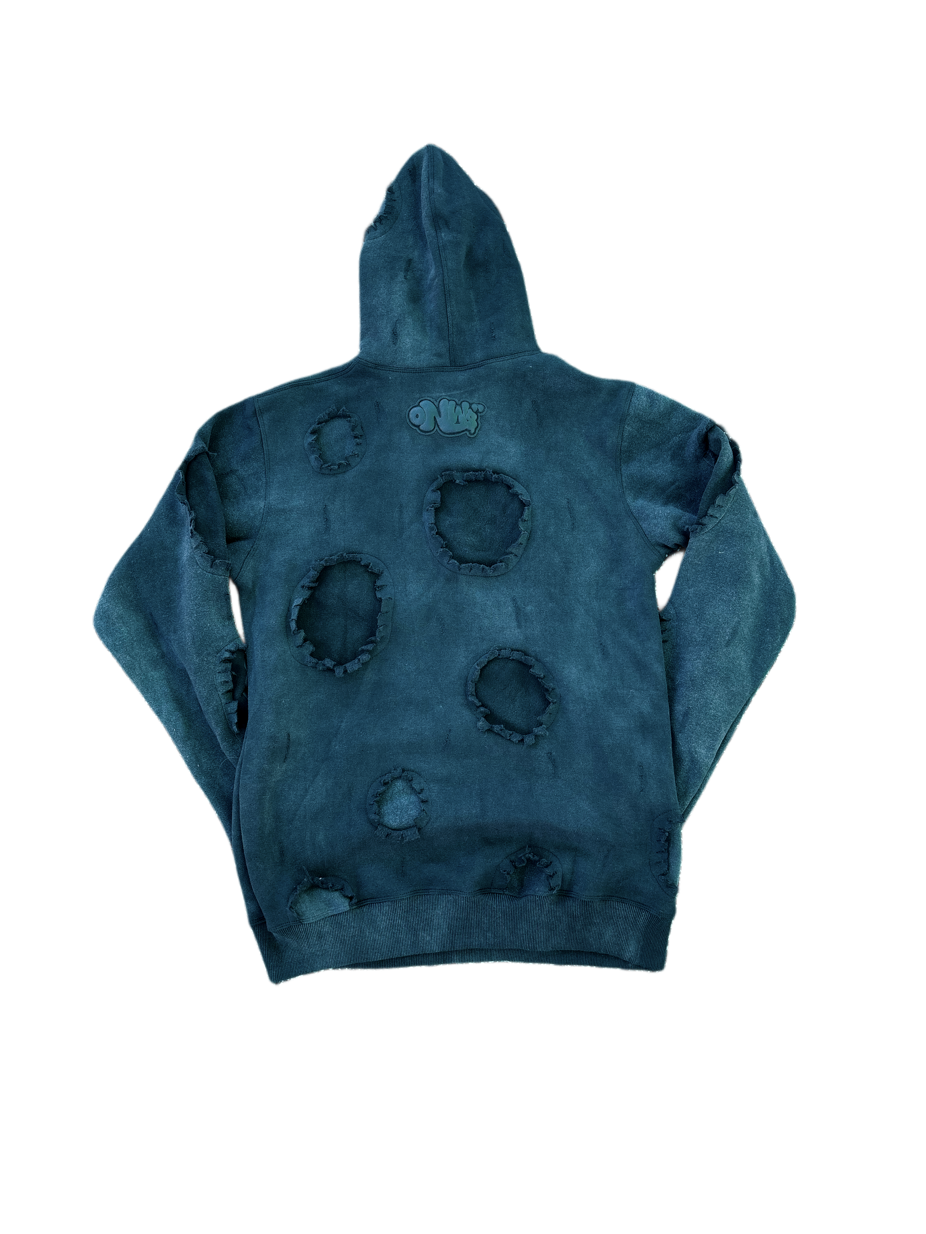 ONW DISTRESSED HOODIE”ARKHAM”
