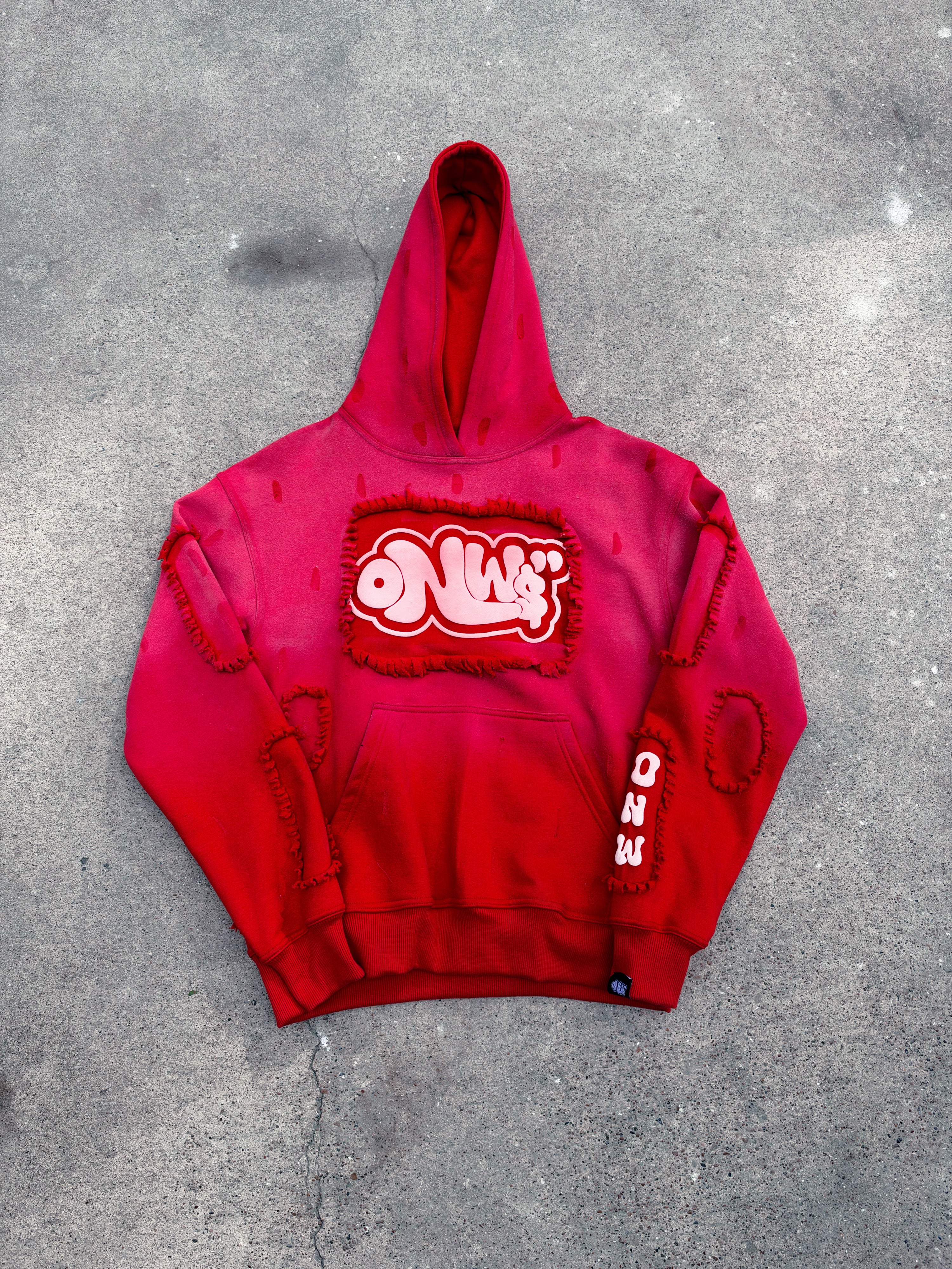 ONW DISTRESSED HOODIE