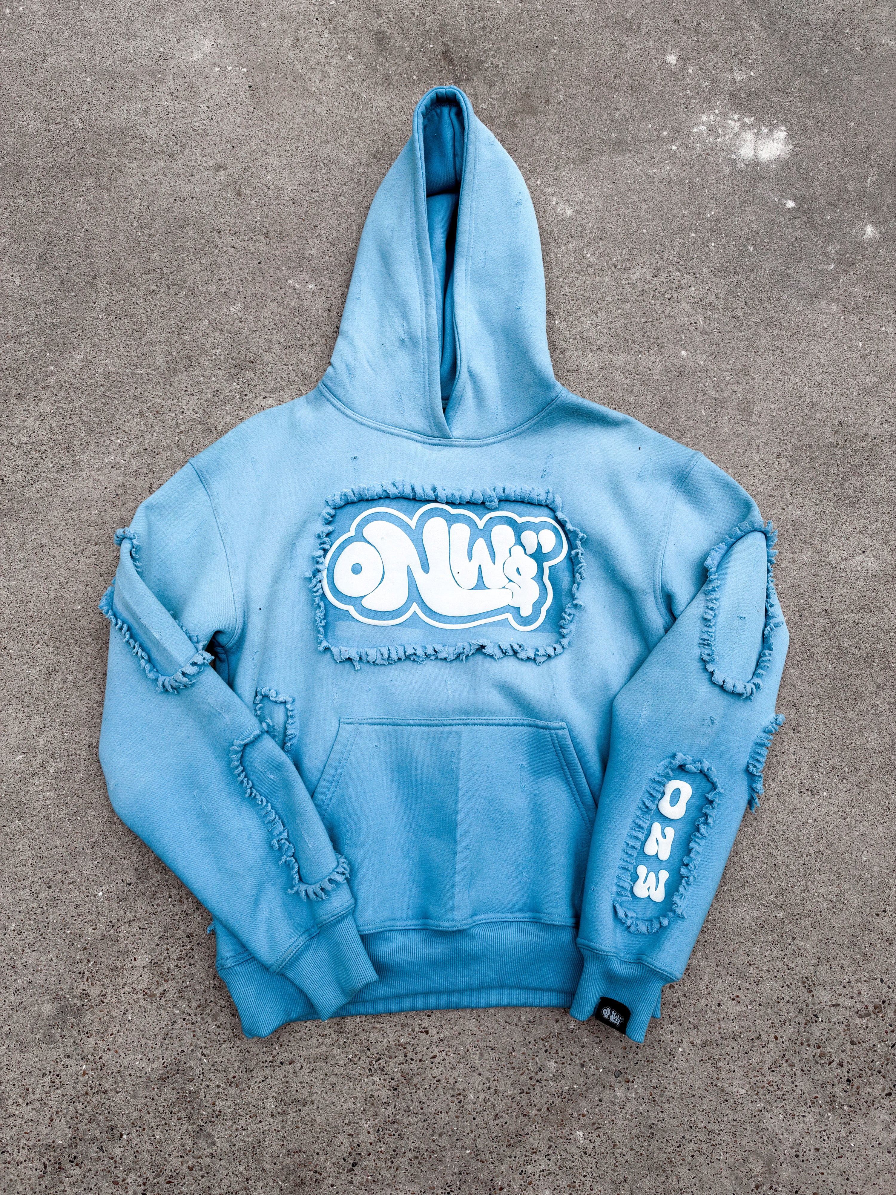 ONW DISTRESSED HOODIE