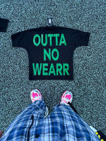 Load image into Gallery viewer, ONW “NO RATS” GREEN TEE
